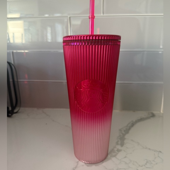 Starbucks Other - Starbucks Radiant Pink Gradient Tumbler